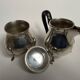 3-piece silver-plated tea set