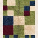 Handwoven Berber rug in pure wool, size 150 x 250 cm