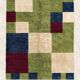 Handwoven Berber rug in pure wool, size 150 x 250 cm