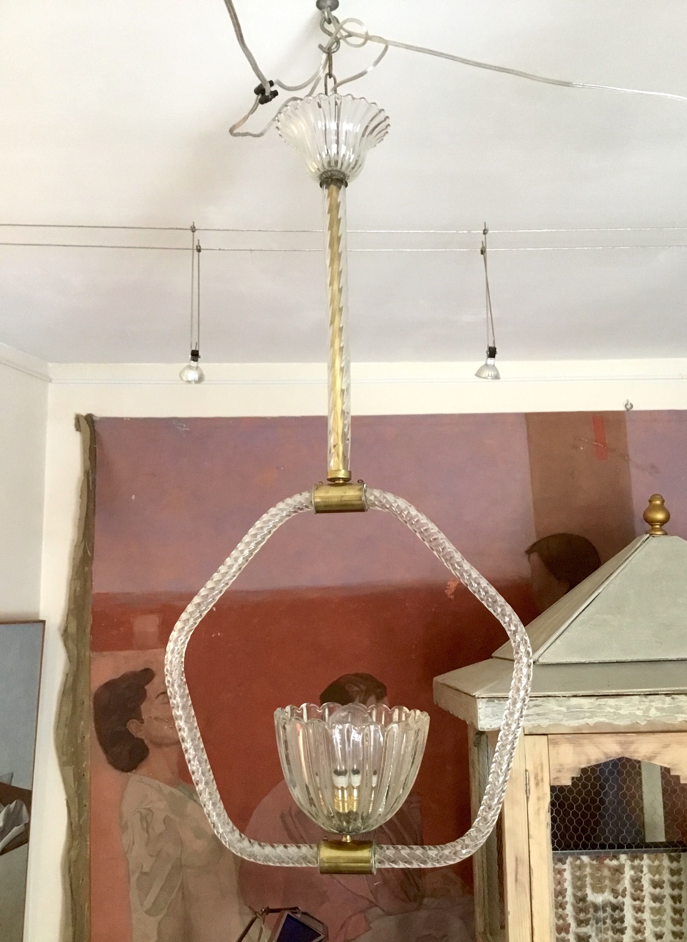 Murano glass chandelier