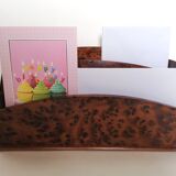 Letter holder thuja magnifying glass