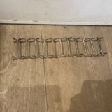 12 silver metal knife holders