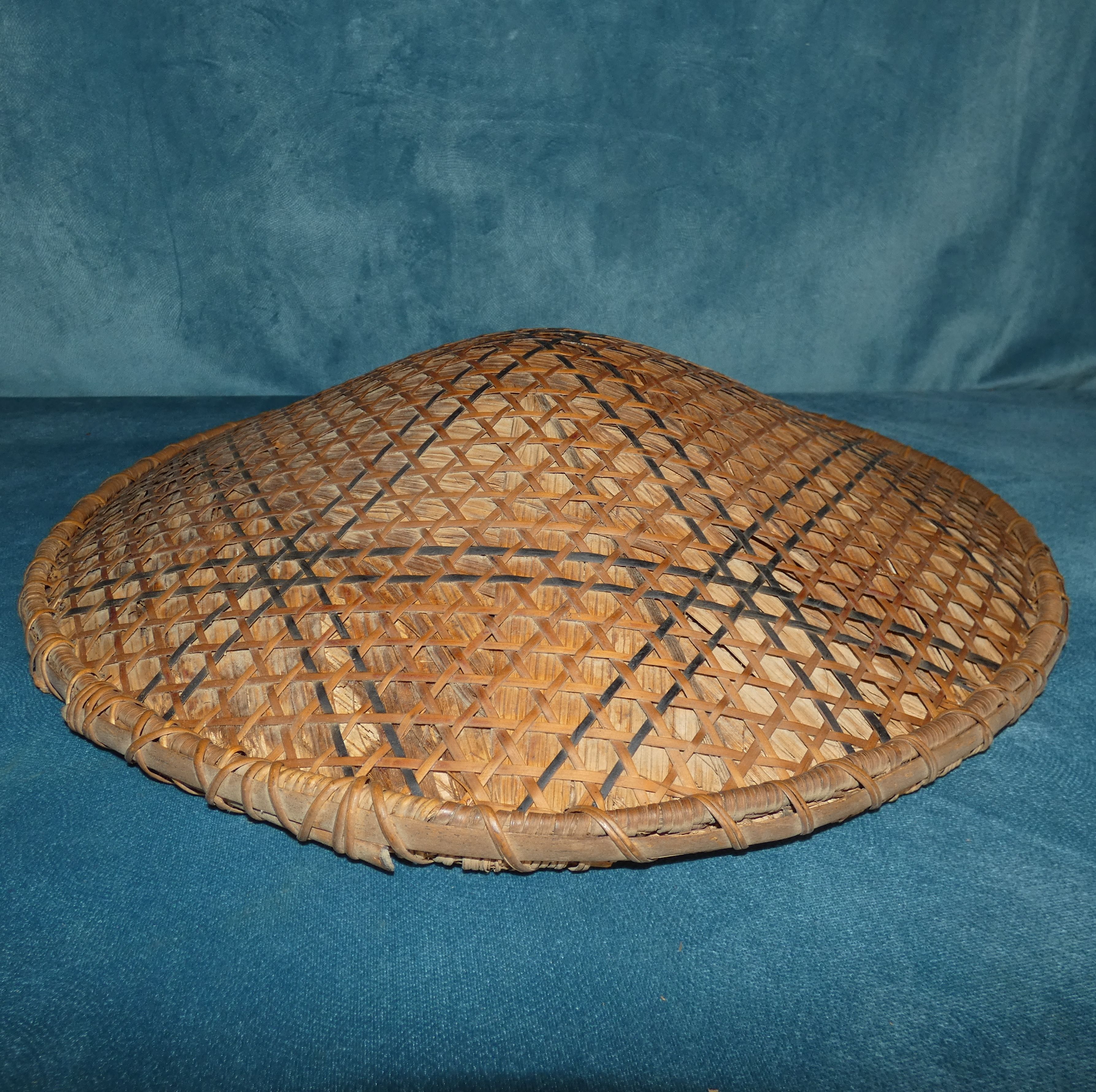 Hat straw vietnam indochina circa 1930 diameter 49 cms