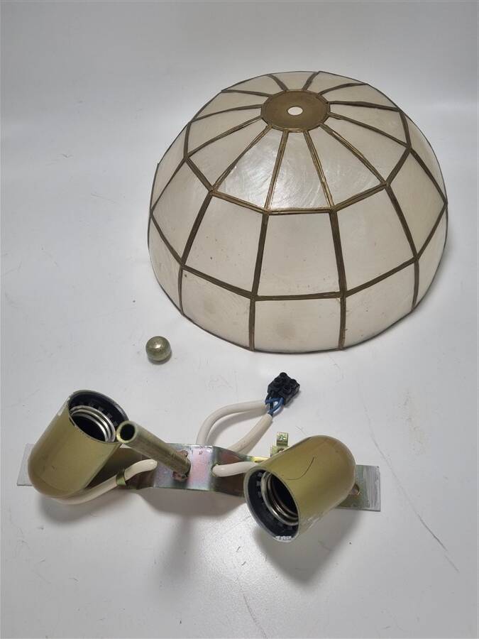 Mother of pearl ceiling light