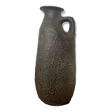 Black ceramic pitcher from the 50s
