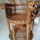 Fauteuil Emmanuelle rotin Kok Maison 1970