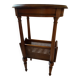 Petite table avec cannage