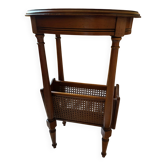 Small table with caning