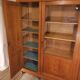 Bibliothèque de métier avec vitrine