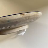 Cobalt blue Moroccan plate