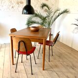 Scandinavian table teak rectangle 120x80