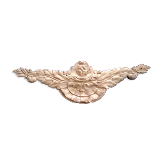 Gilded bronze pediment