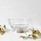 Glass and silver metal cut