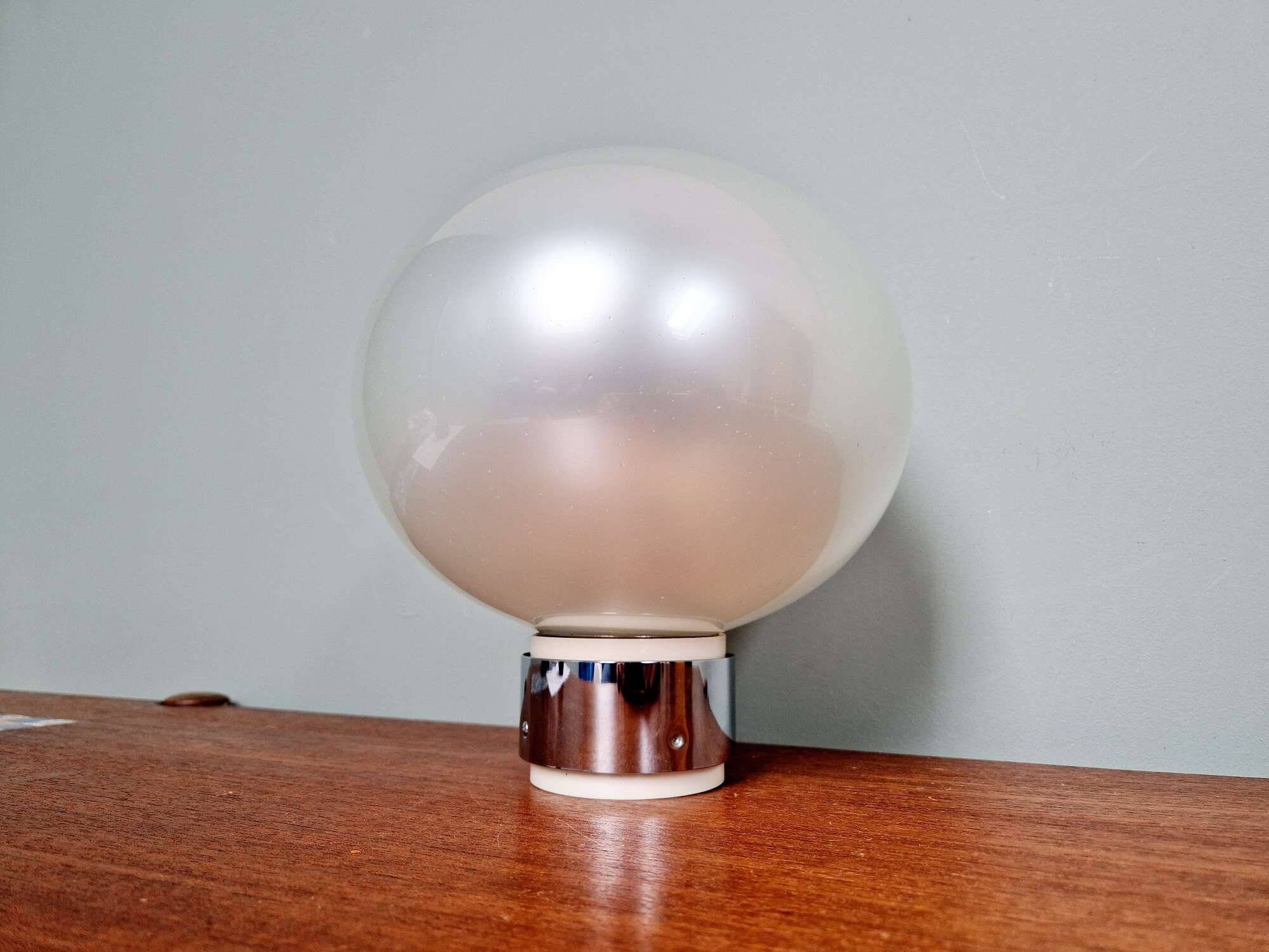 Opal glass wall/ceiling light, Motoko Ishii, 1970