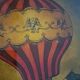 Lithographie "Ballon statique" Claude Pignet 1819