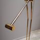 Gold metal counterweight lamppost