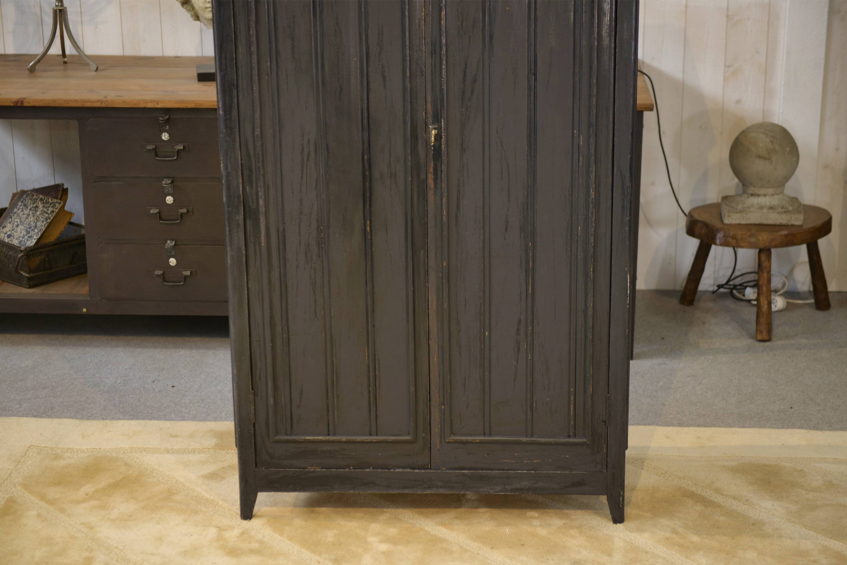 Distressed wardrobe from the 1950s.