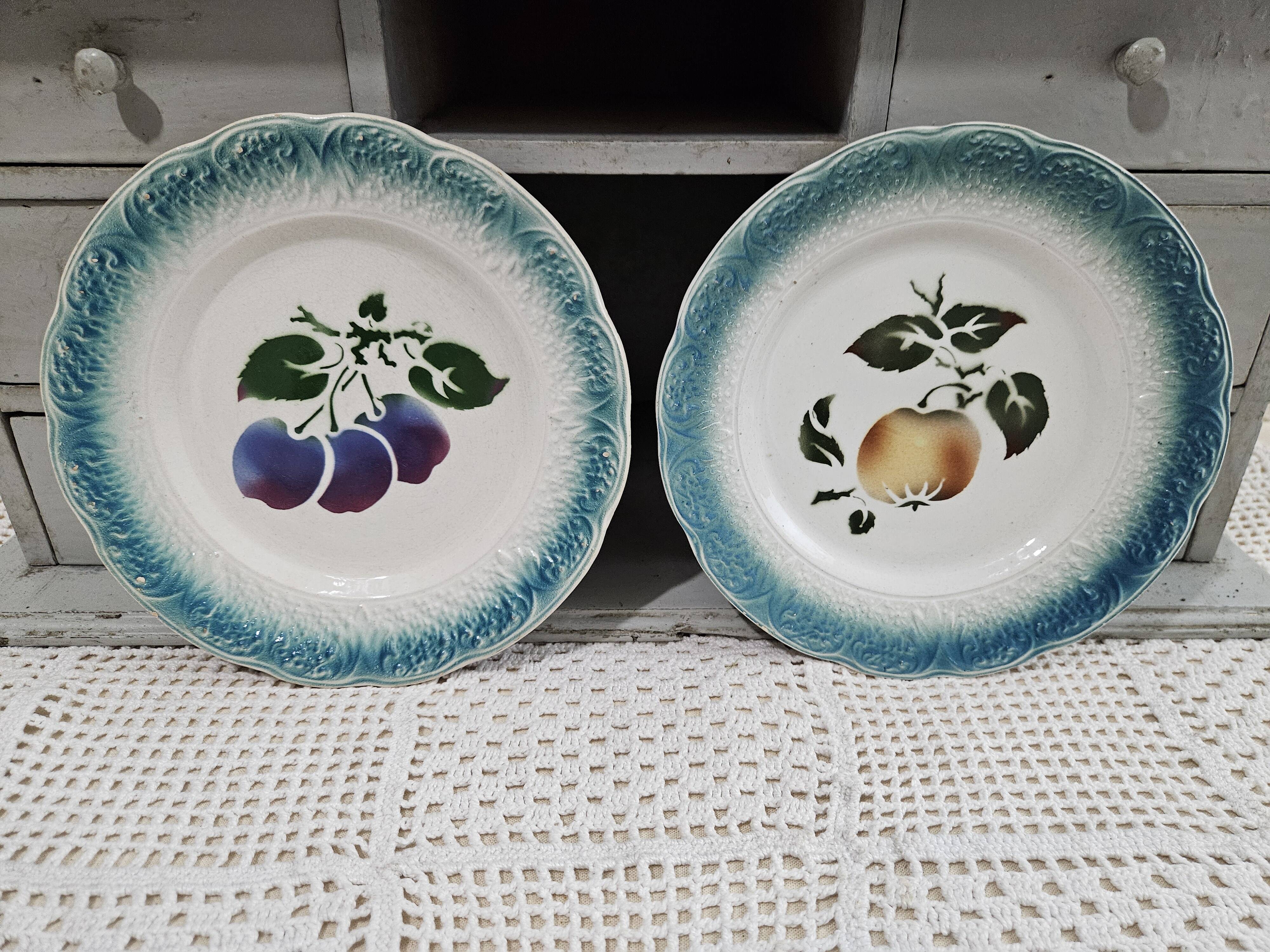 Dessert plates - Clairefontaine earthenware