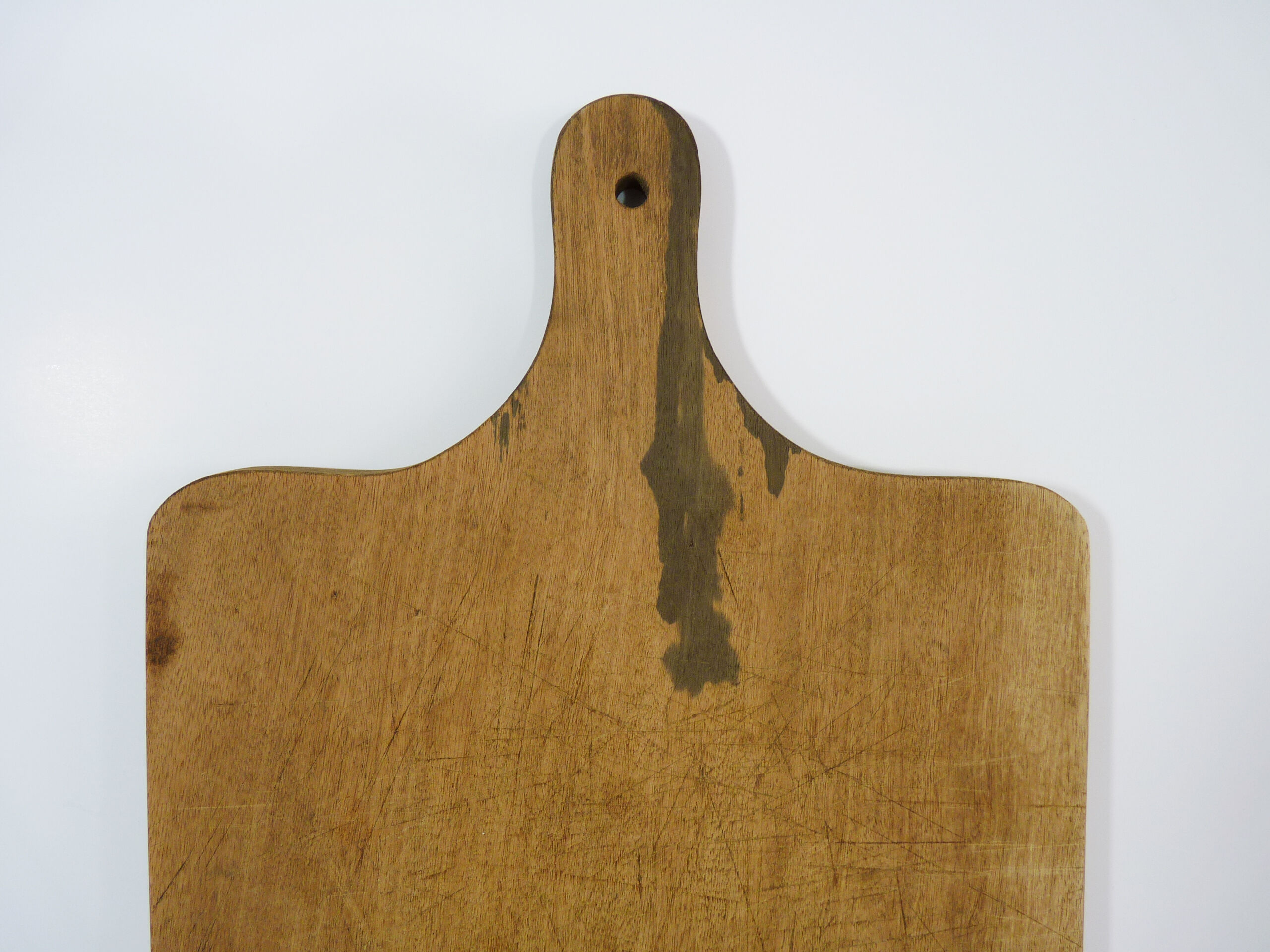 Planche à découper vintage en bois. Année 70 80