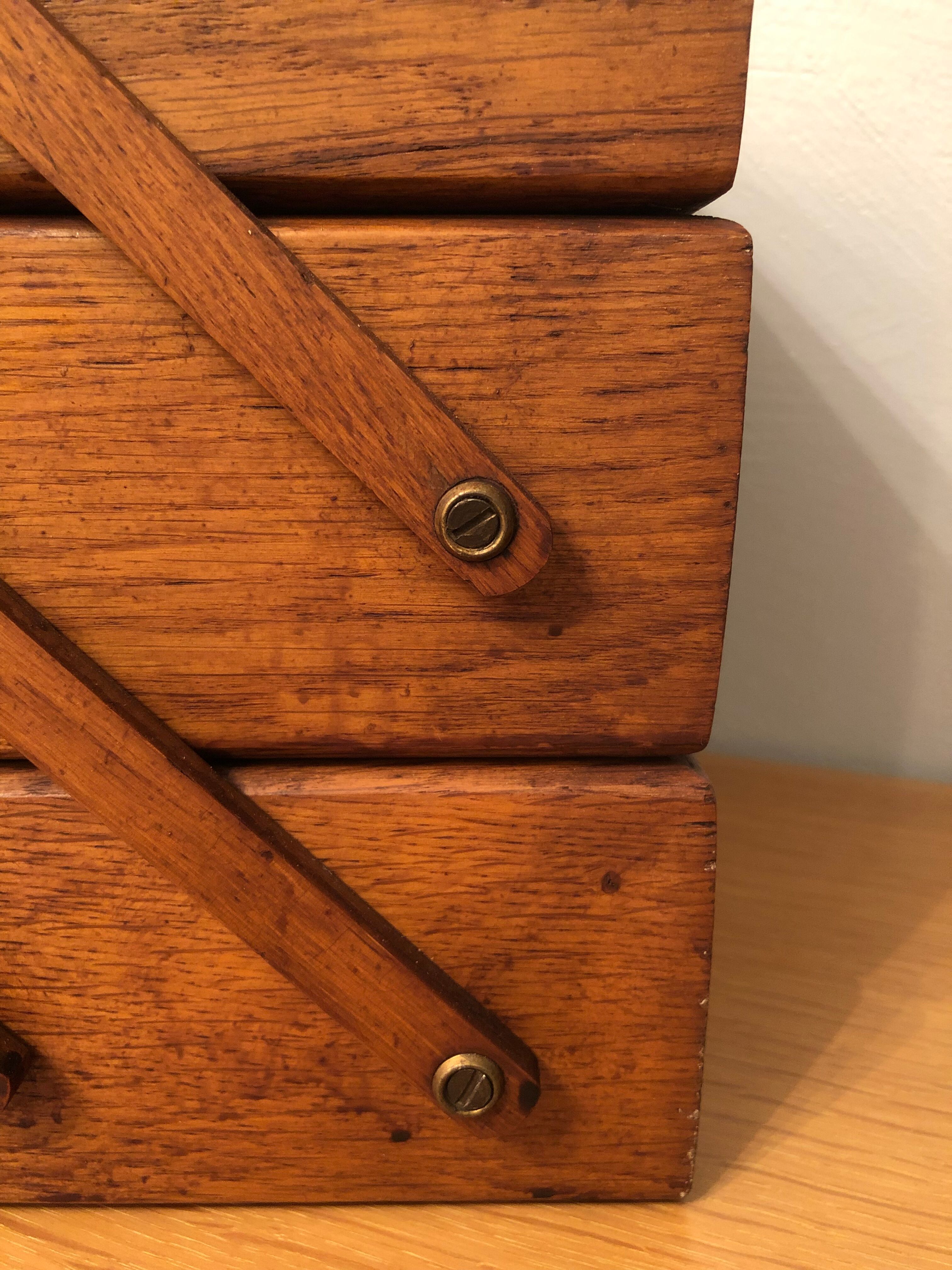 Vintage sewing basket