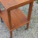 Pair of vintage 50s oak side tables