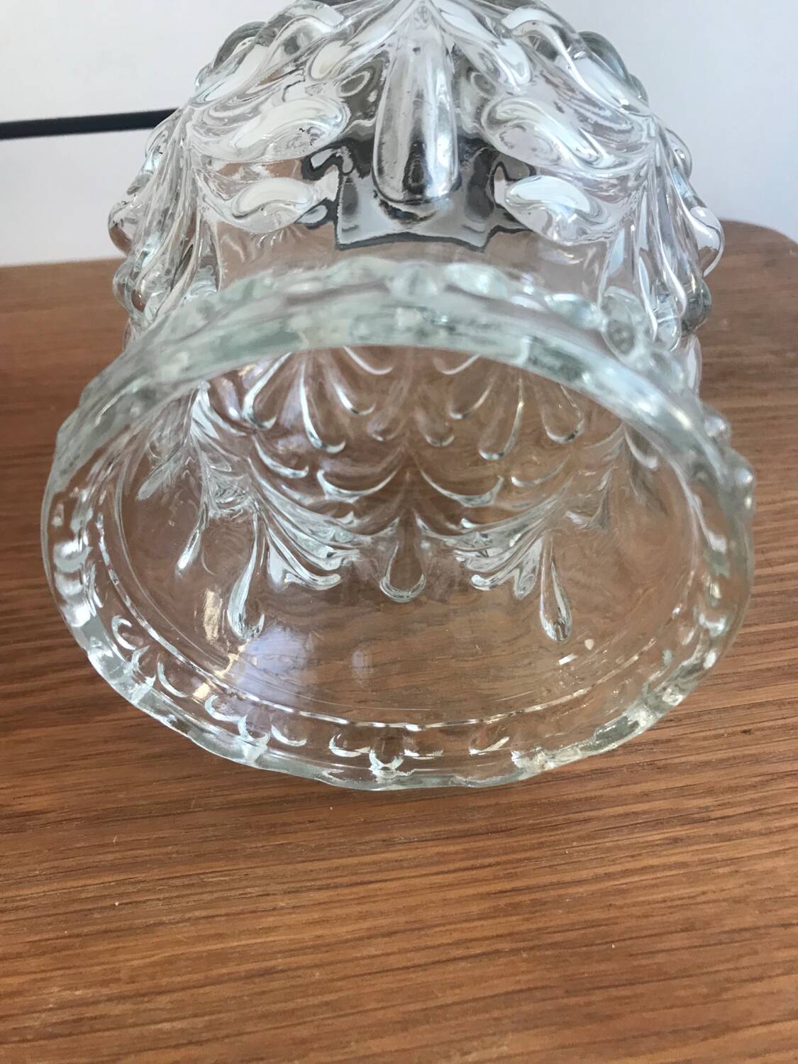 Suspension/plafonnier Avec Globe Vintage En Verre Et Système Électrique Neuf