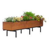 Vintage extra large teak planter