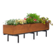 Vintage extra large teak planter