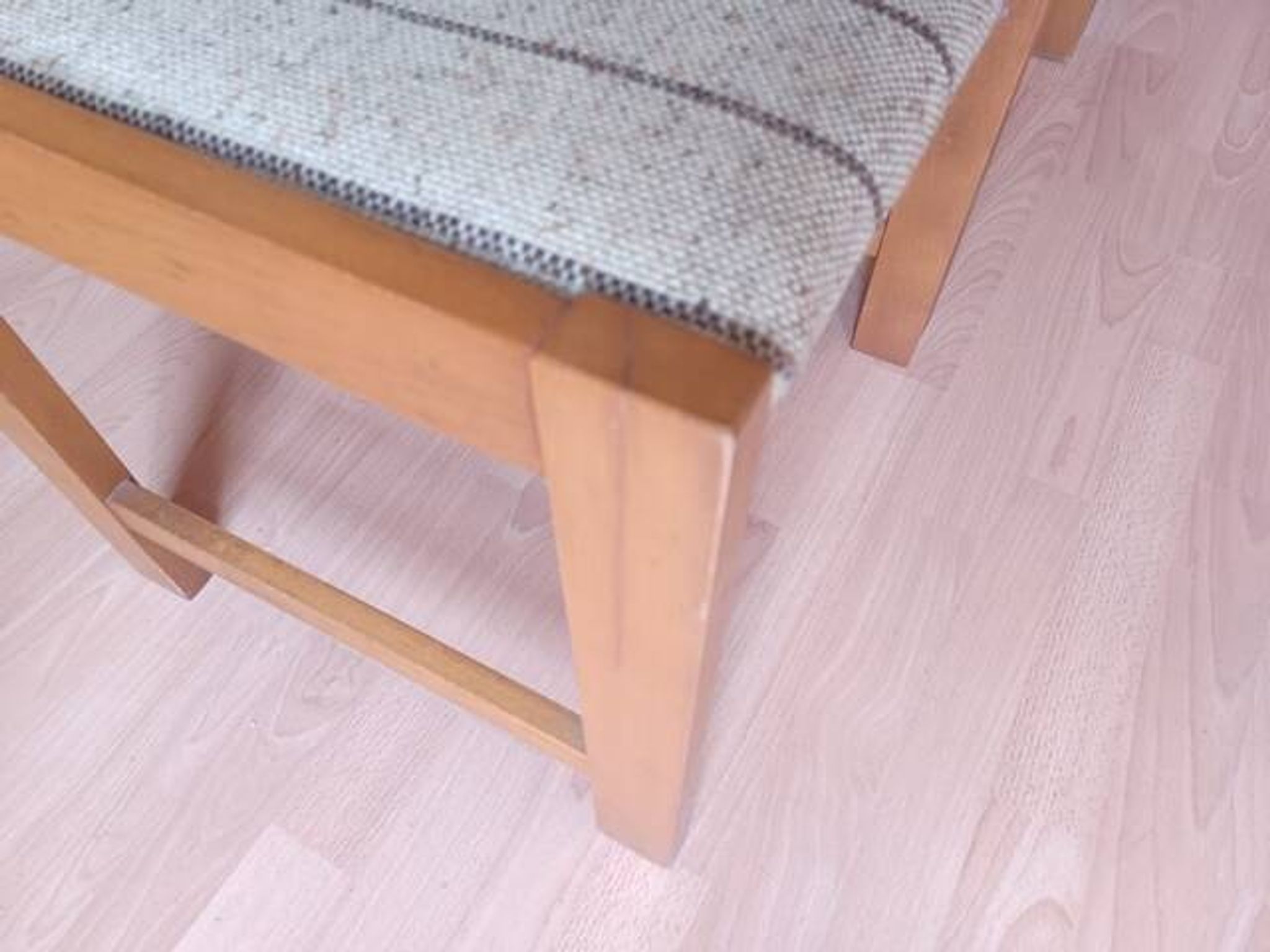 6 Danish Farstrup vintage chairs from the 1960s in solid beech.