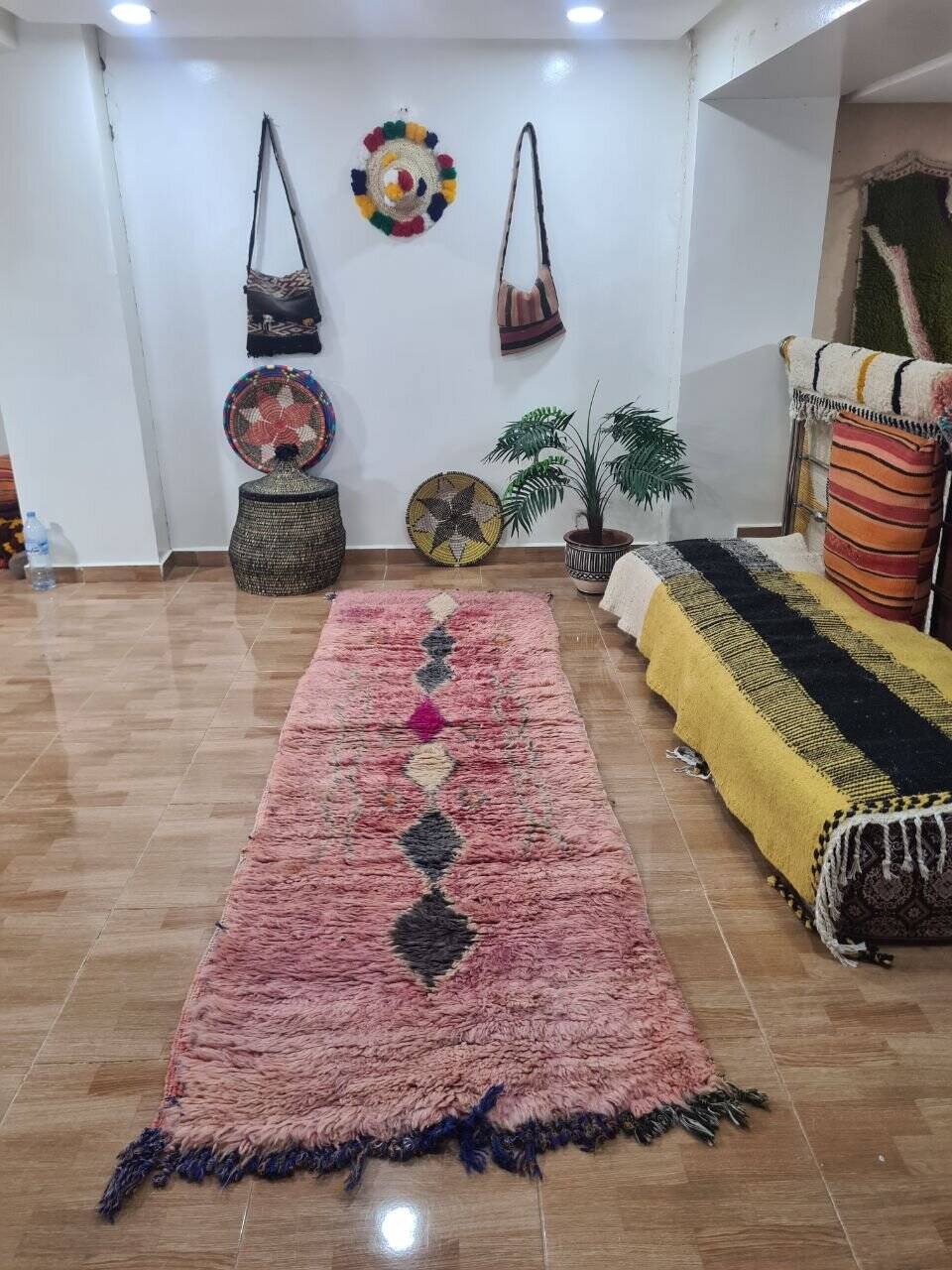 Tapis couloir berbère fait main