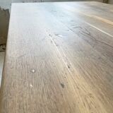 2m oak farm table