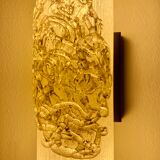 Cylindrical wall lamp from Murano 1960