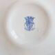 6 french porcelain oyster plates