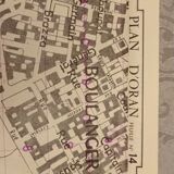 Map of the city of Oran