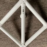 Pair of vintage rattan coat racks