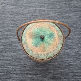 Wicker sewing basket