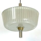 Seguso, Art Deco glass and metal chandelier from 40s