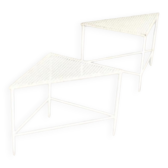 Pair de tables par Mathieu Matégot 1950