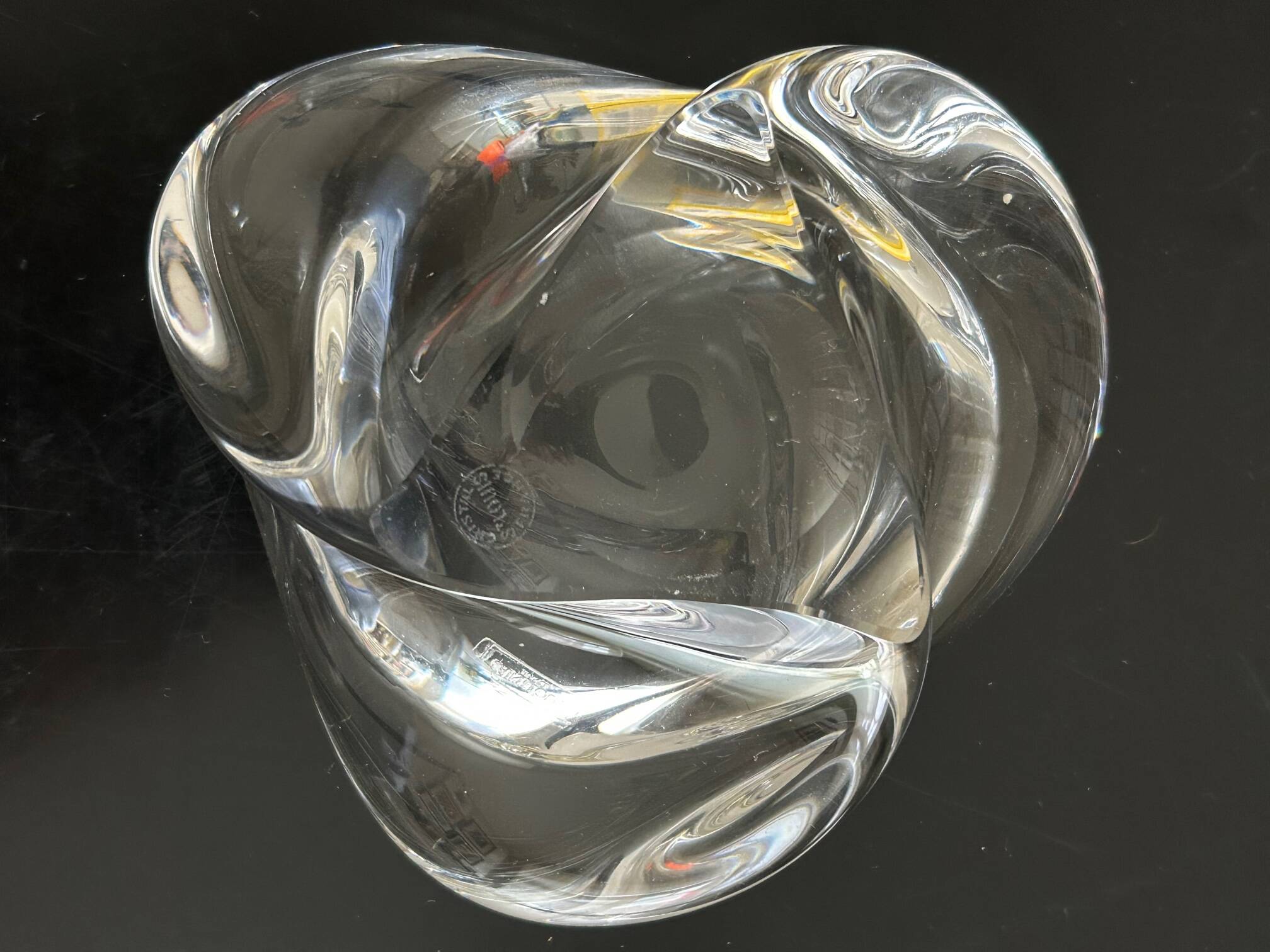 Saint Louis crystal pocket tray
