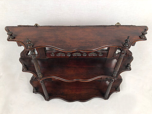 Napoleon III wall mount veined mahogany or violet wood