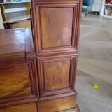 Antique trunk bench - Louis Philippe style - trunk seat - solid wood