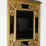 Miroir à Parcloses en Bois Doré, époque Napoléon III – Milieu XIXe