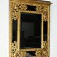Gilded Wood Glazing Bead Mirror, Napoleon III Period – Mid 19th Century