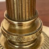 Lampe colonne en laiton circa 1900