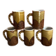 Ensemble de 5 Tasses à Café avec Poignées Torsadées