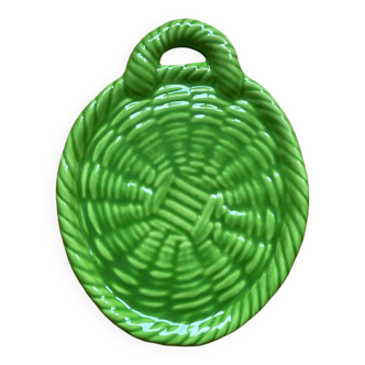 Vallauris wicker basket empty pocket