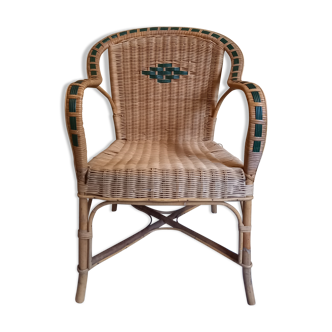 Adult rattan armchair