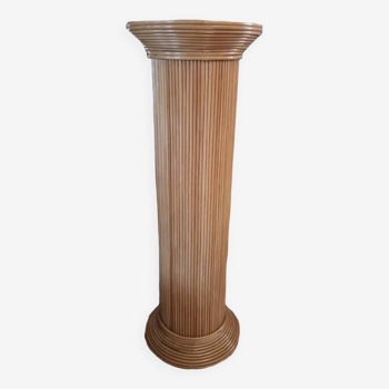 Vintage bamboo column