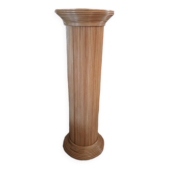 Vintage bamboo column