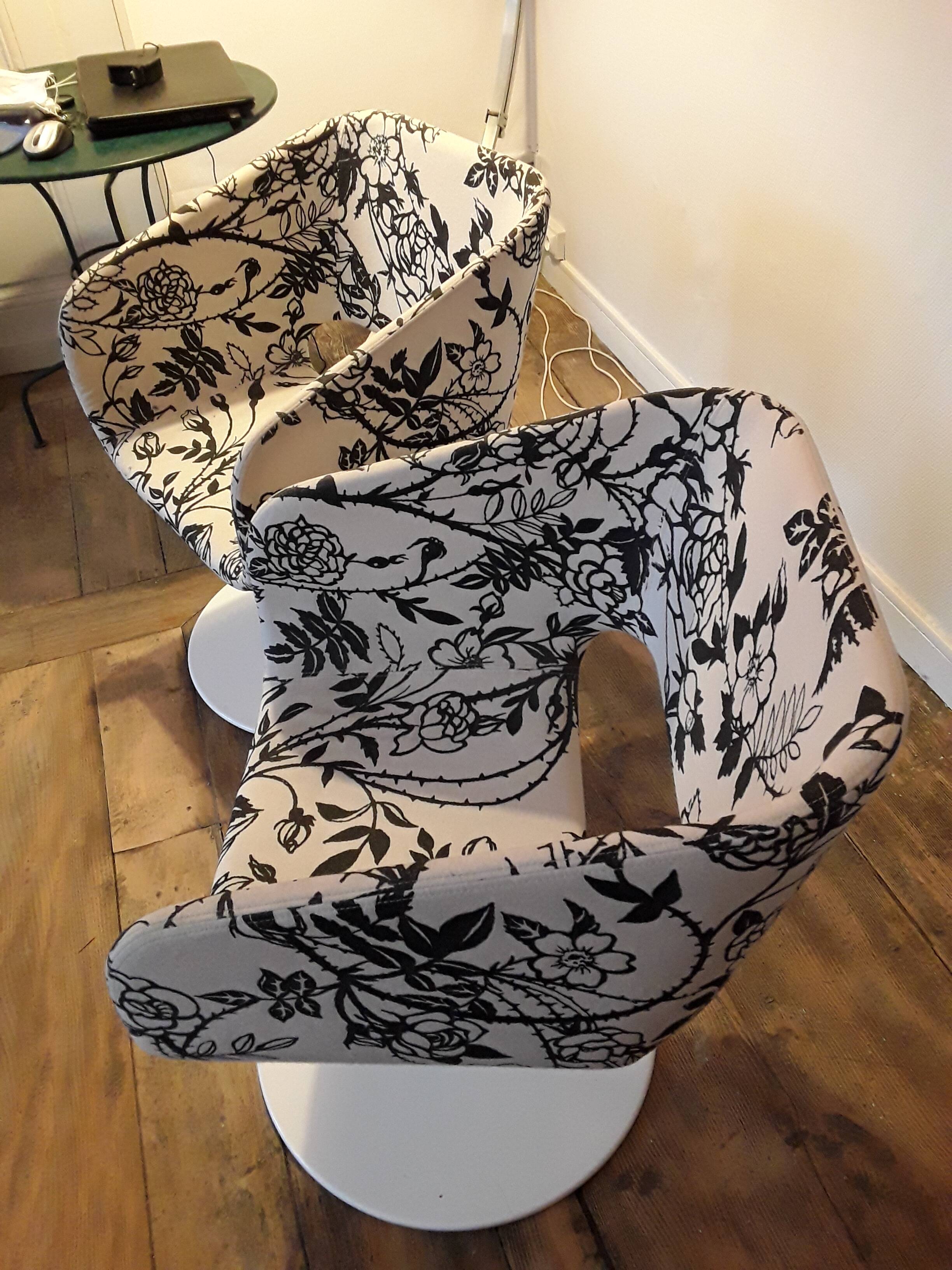 1970s designer armchairs